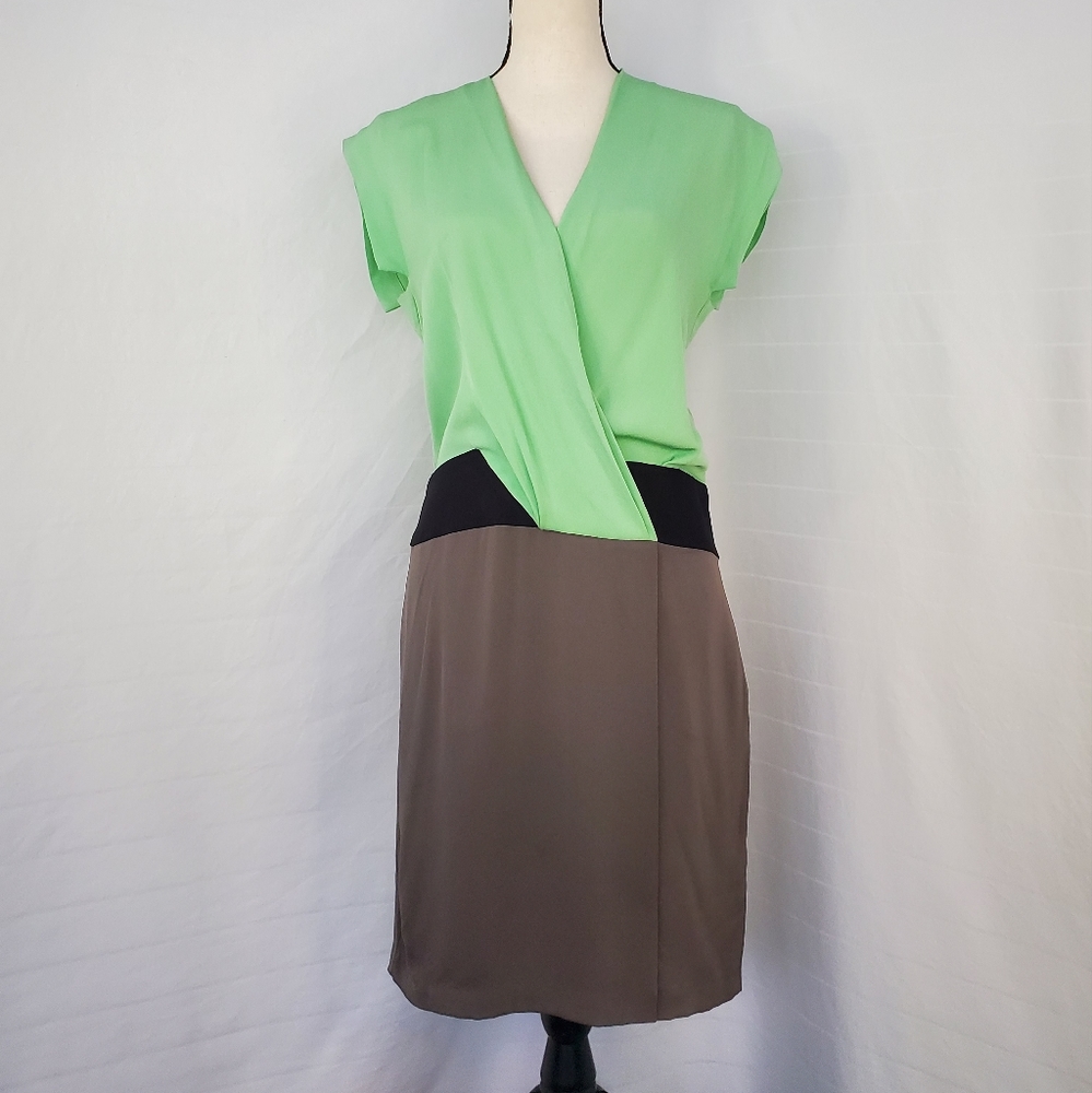 Diane Von Furstenberg Color Block Dress